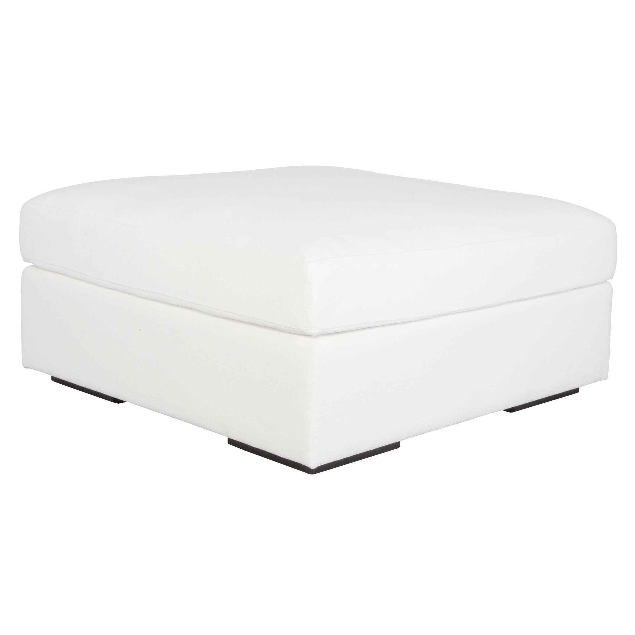 Refuge Arctic White Sofa Ottoman large image 