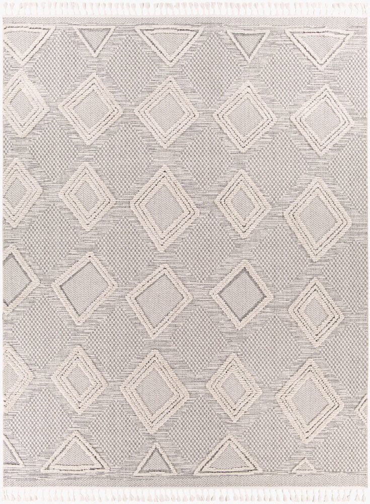 Azilal Machine Woven Rug, by Surya, 1'3.75" length x 1'3.75" width