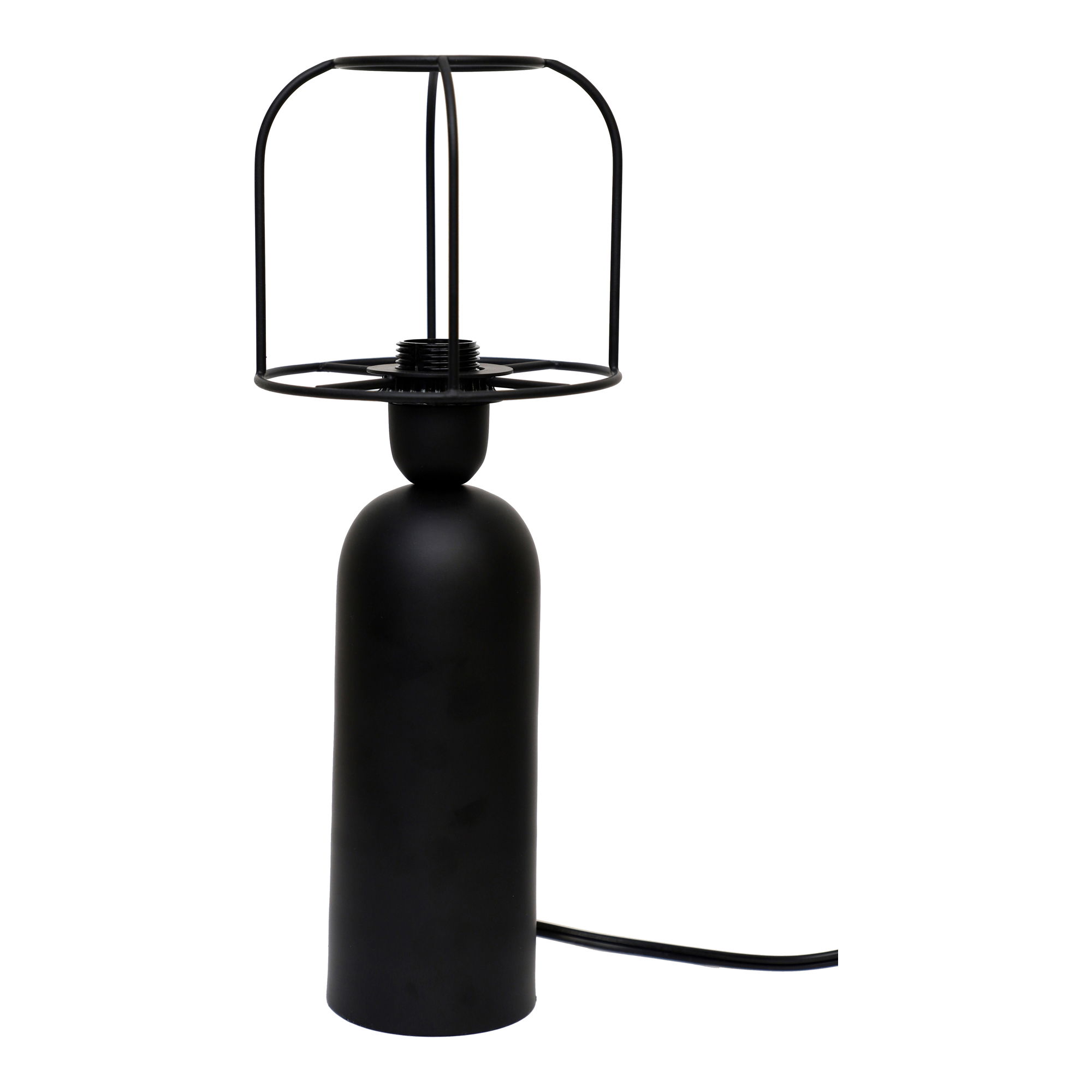 Echo Lamp Black, Table Lamp by Moe's Home, 6" width x 15.5" height x 6" depth View 2