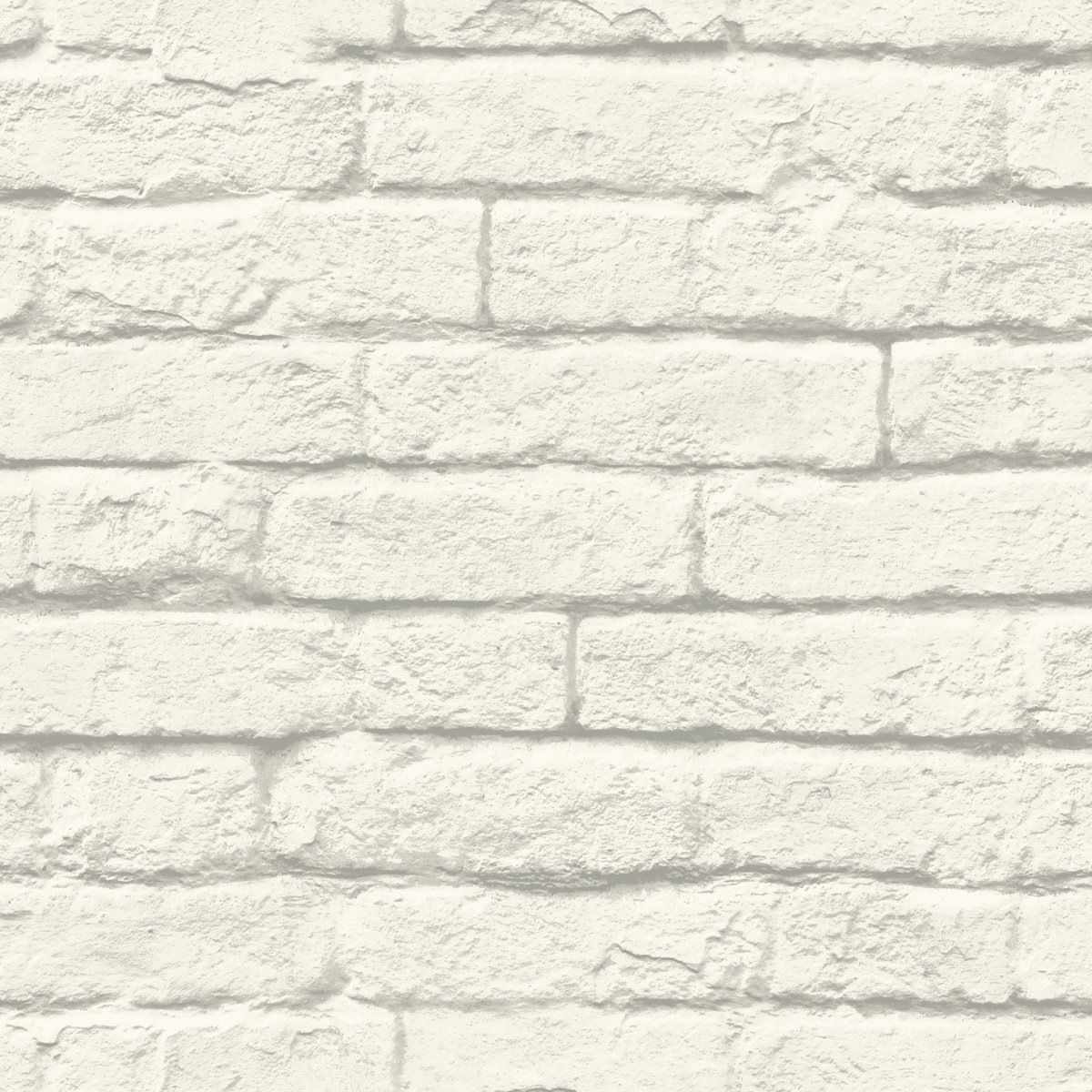 Brick & Mortar White & Grey Wallpaper, by York Wall, 33' length x 1'8.5" width x 0.02" depth View 1