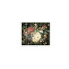 Impressionist Floral Red Wall Mural thumbnail 2