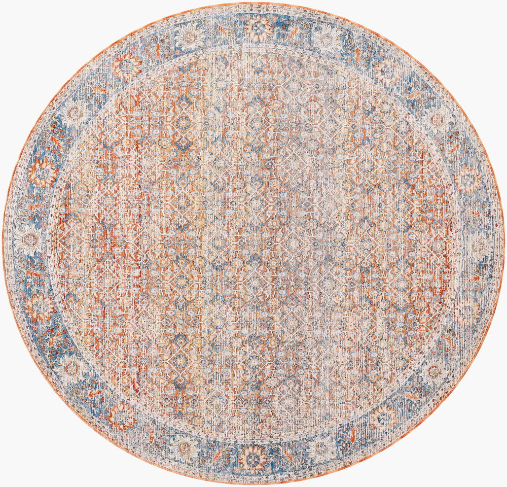 Chicago Machine Woven Rug, by Surya, 6'6.74" length x 6'6.74" width