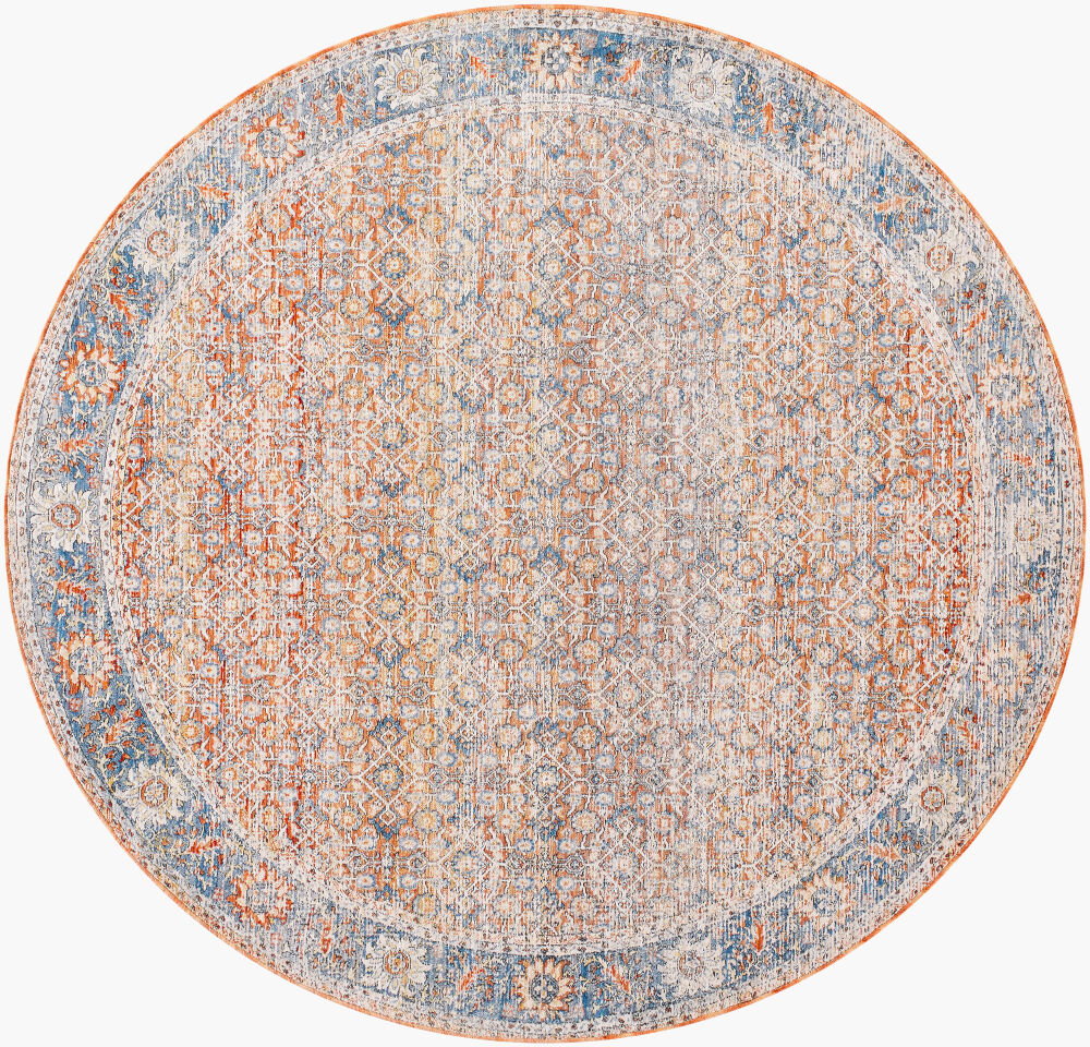 Chicago Machine Woven Rug, by Surya, 6'6.74" length x 6'6.74" width