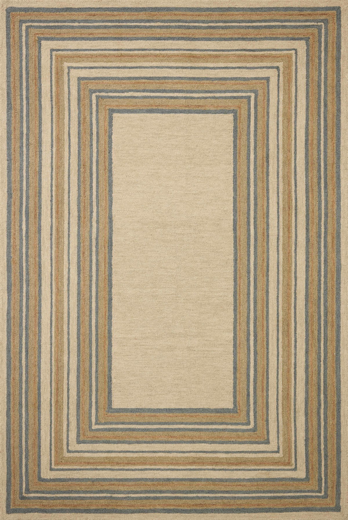 Chris Loves Julia x Loloi Alfie Rug, 1'6" length x 1'6" width View 1