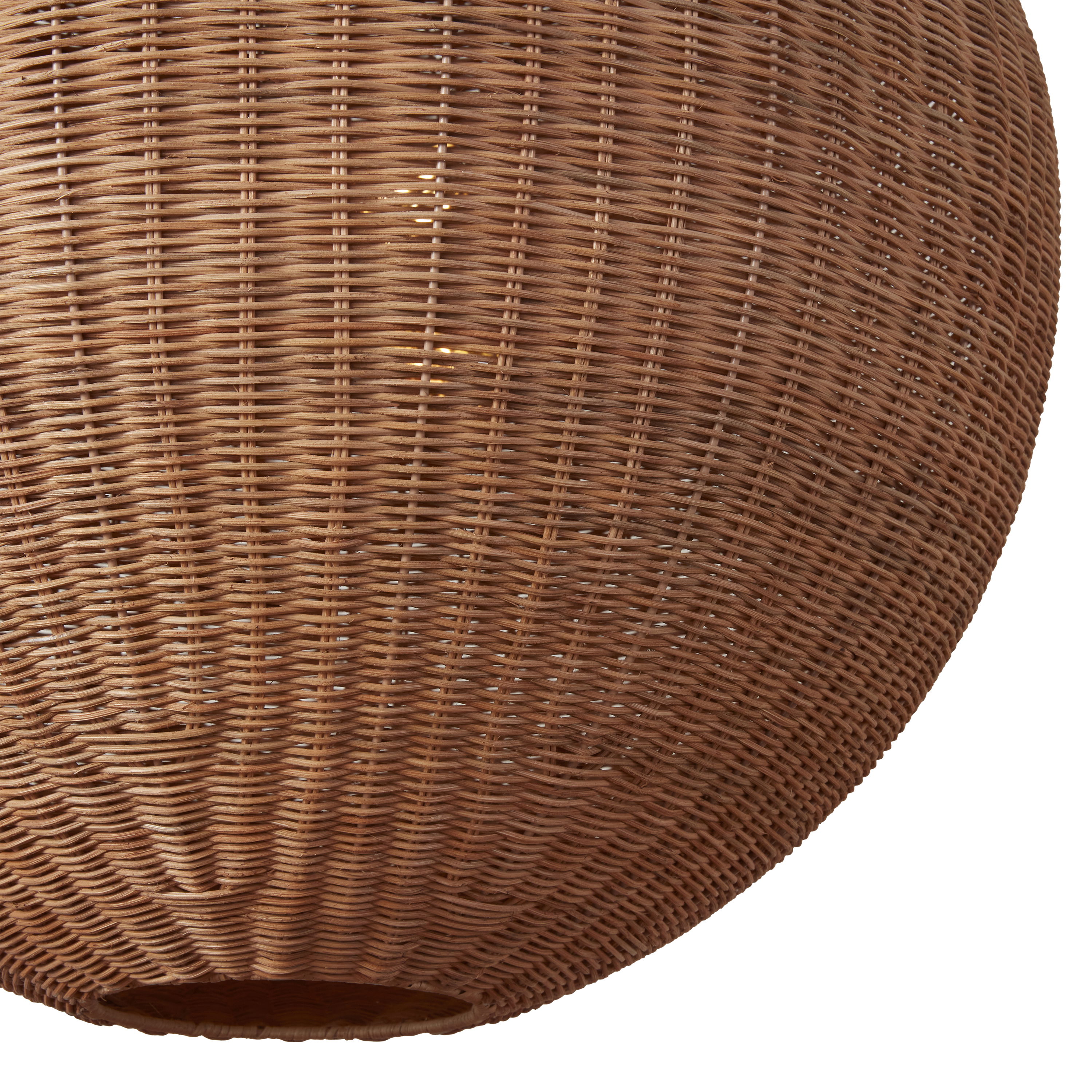 Miramar Rattan Round Chandelier, by Woven, 28" diameter View 1
