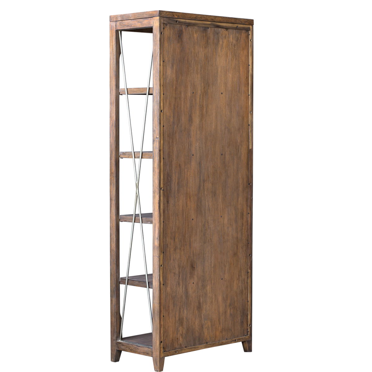 Delancey Weathered Oak Etagere, Shelving & Bookcase by Uttermost, 36" width x 90" height x 18" depth View 7