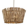 Rhea 4 Light Wood Branch Chandelier thumbnail 0