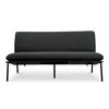 Salma Outdoor Sofa Speckled Charcoal, Sofas & Sectional by Moe's Home, 60" width x 33.5" height x 35.5" depth thumbnail 1