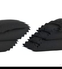 Online Designer Bedroom PIERCE SOLID DUVET COVER AND COMFORTER IN ONYX