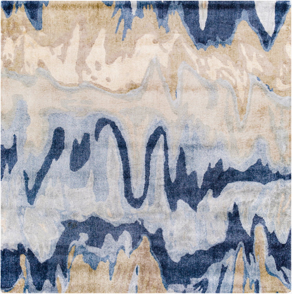 Gemini Handmade Rug, by Surya, 8' length x 8' width