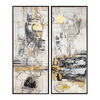 Life Scenes Abstract Art Set/2, Painting by Uttermost, 21" width x 51" height x 2.5" depth thumbnail 1