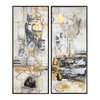 Life Scenes Abstract Art Set/2, by Uttermost, 21" width x 51" height x 2.5" depth thumbnail 1