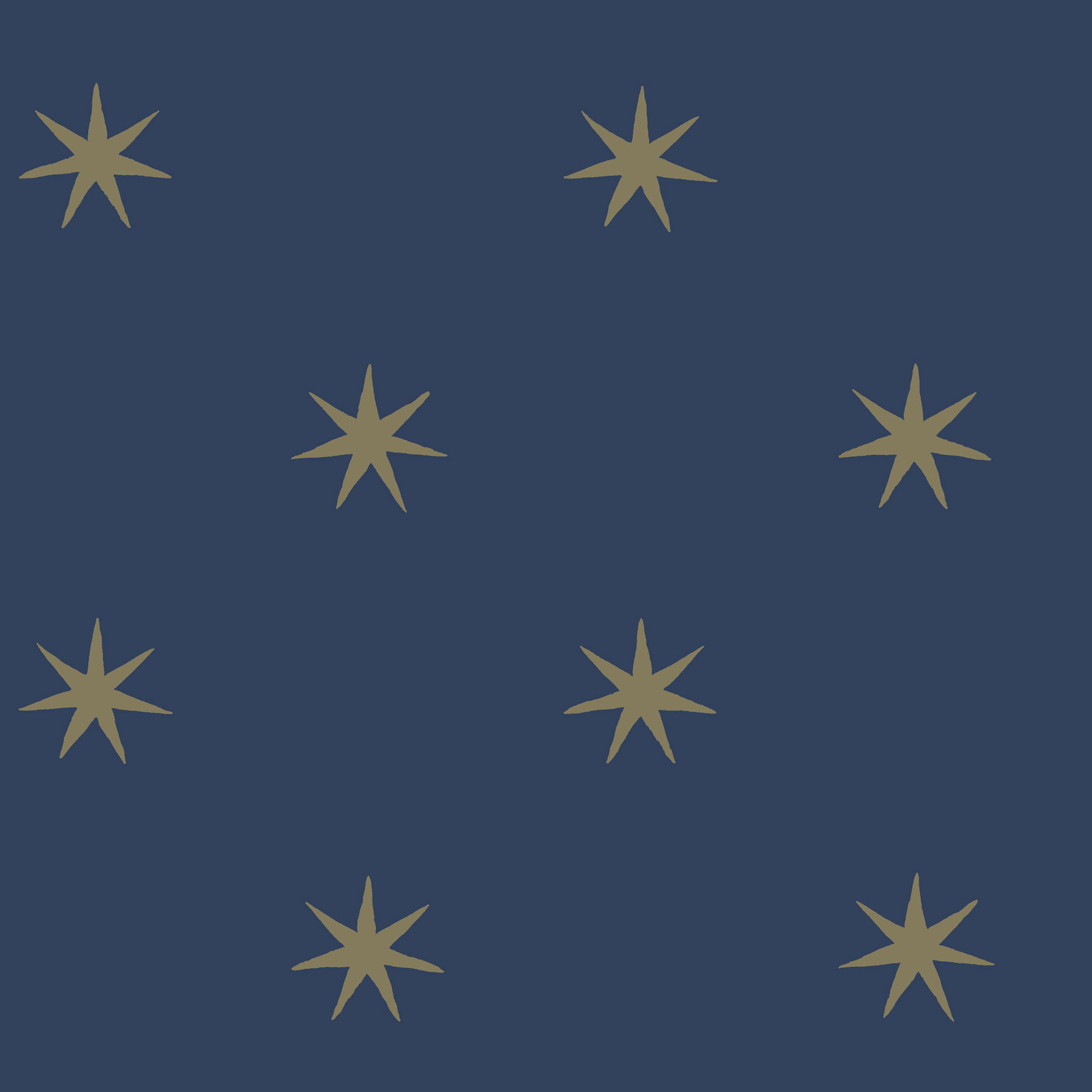 Star Splendor Navy & Metallic Gold Peel & Stick Wallpaper large image 