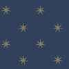 Star Splendor Navy & Metallic Gold Peel & Stick Wallpaper thumbnail 0