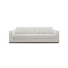 Rue Sleeper Sofa Off White, Sofa Bed by Moe's Home, 97.5" width x 25" height x 40.5" depth thumbnail 1
