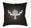 Wheat Accent Pillow, Decorative Pillow by Surya, 18" length x 18" width thumbnail