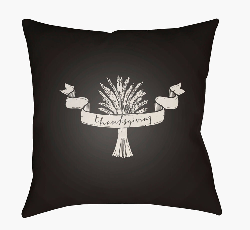 Wheat Accent Pillow, Decorative Pillow by Surya, 18" length x 18" width