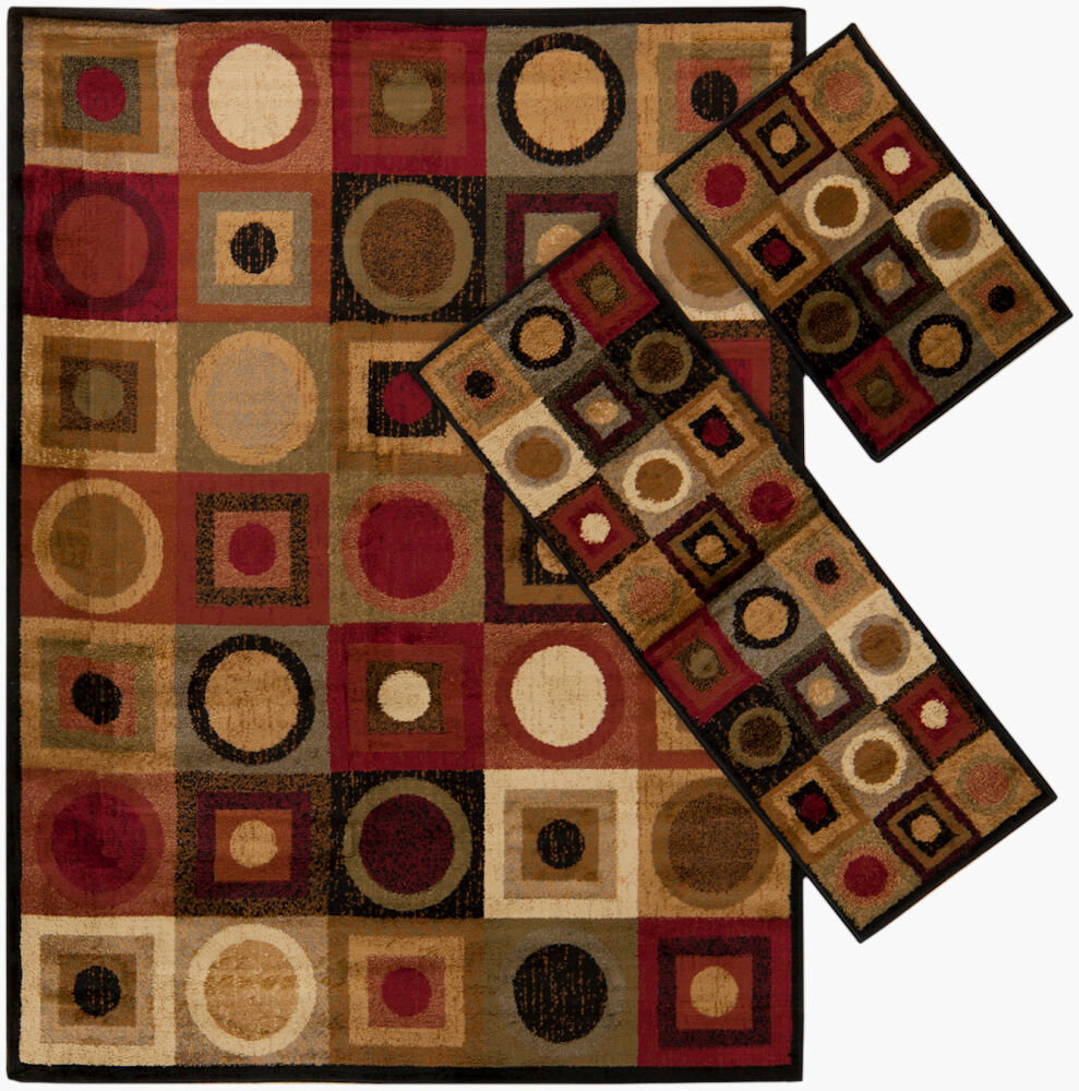 Midtown Machine Woven Rug, by Surya, 8' length x 5' width