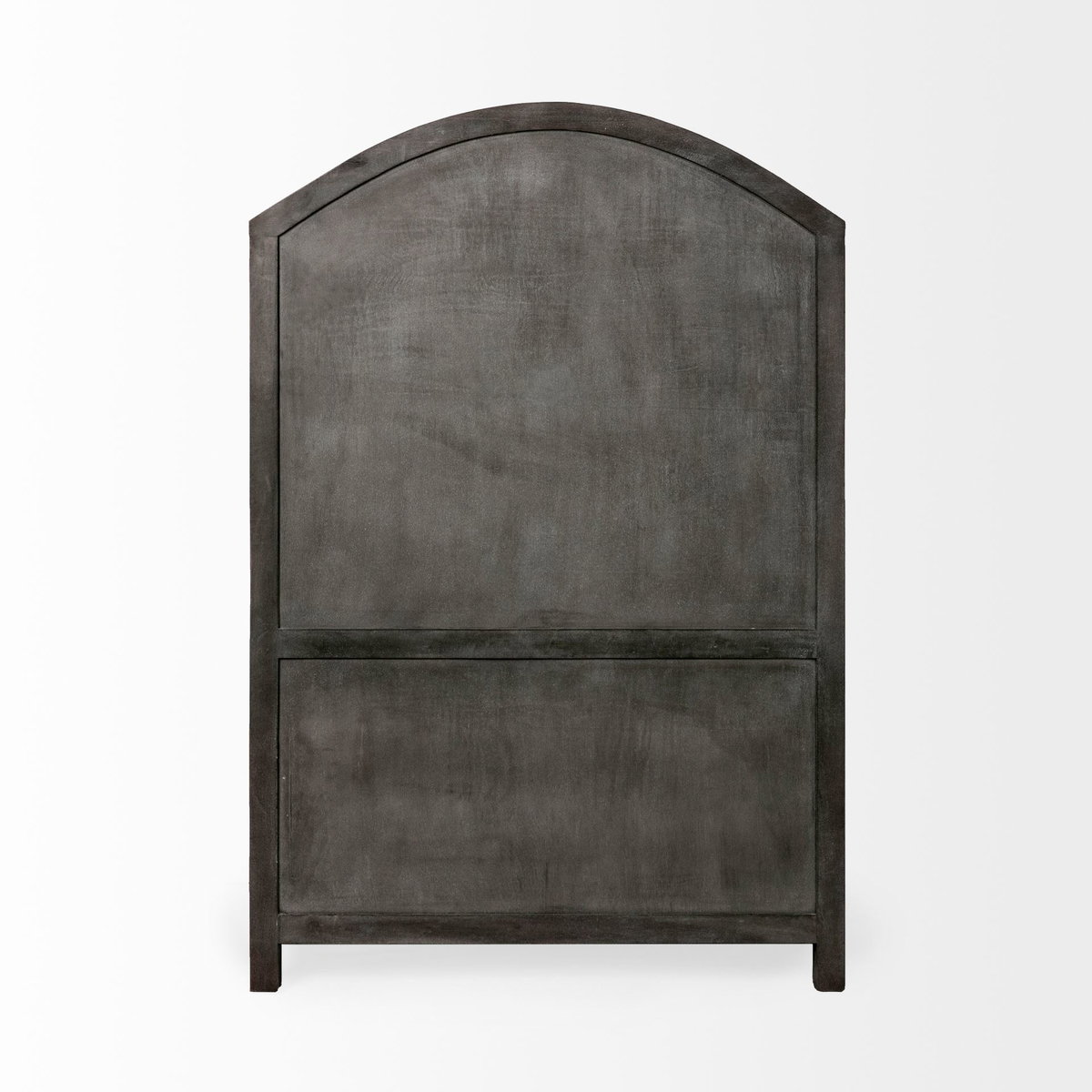 Barrett 48.5L X 17.25W X 73H Gray Solid Wood Display Cabinet, Cabinets & Sideboard by Mercana, 48.5" length x 17.25" width x 73" height View 4