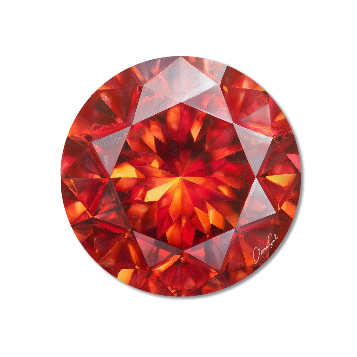 Autumn Sun Gemstone (No Embellishment), Art by Oliver Gal,  24 View 1