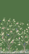 Lingering Garden Green Wall Mural thumbnail 0