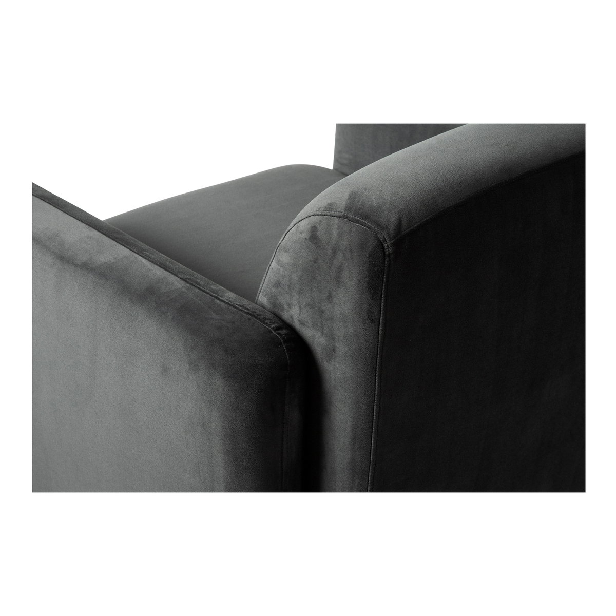Fallon Accent Chair Shadow Grey, by Moe's Home, 34" width x 30" height x 32" depth View 8