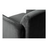 Fallon Accent Chair Shadow Grey, by Moe's Home, 34" width x 30" height x 32" depth thumbnail 8