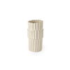 Cardon 14.4H Cream Ceramic Vase, by Mercana, 7.48" length x 7.48" width x 13.78" height thumbnail 1