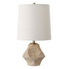 Indent Travertine Accent Lamp, by Uttermost, 9" width x 16.25" height x 9" depth thumbnail 5