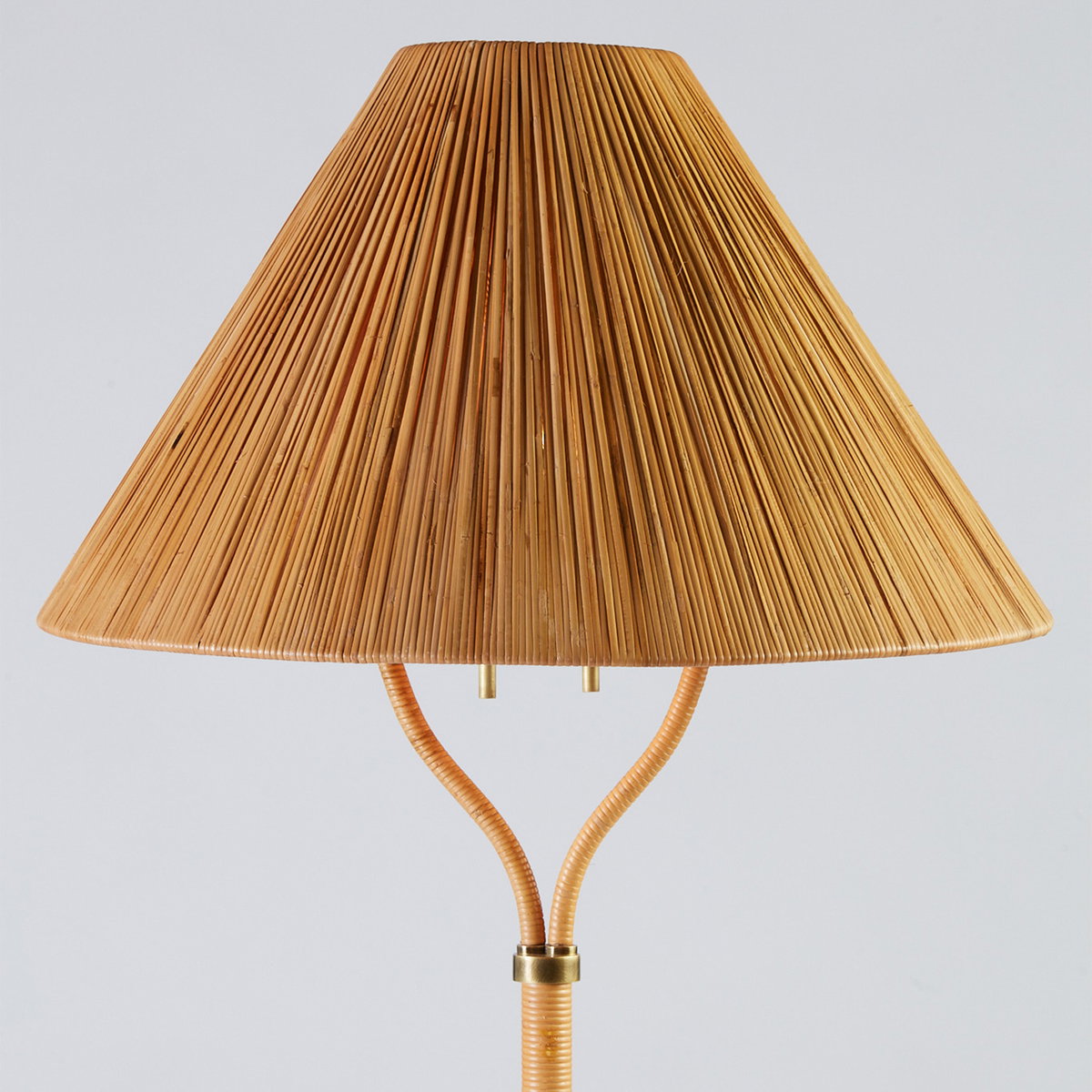 Delphine Floor Lamp, by Woven, 60" height x 22.5" diameter View 6