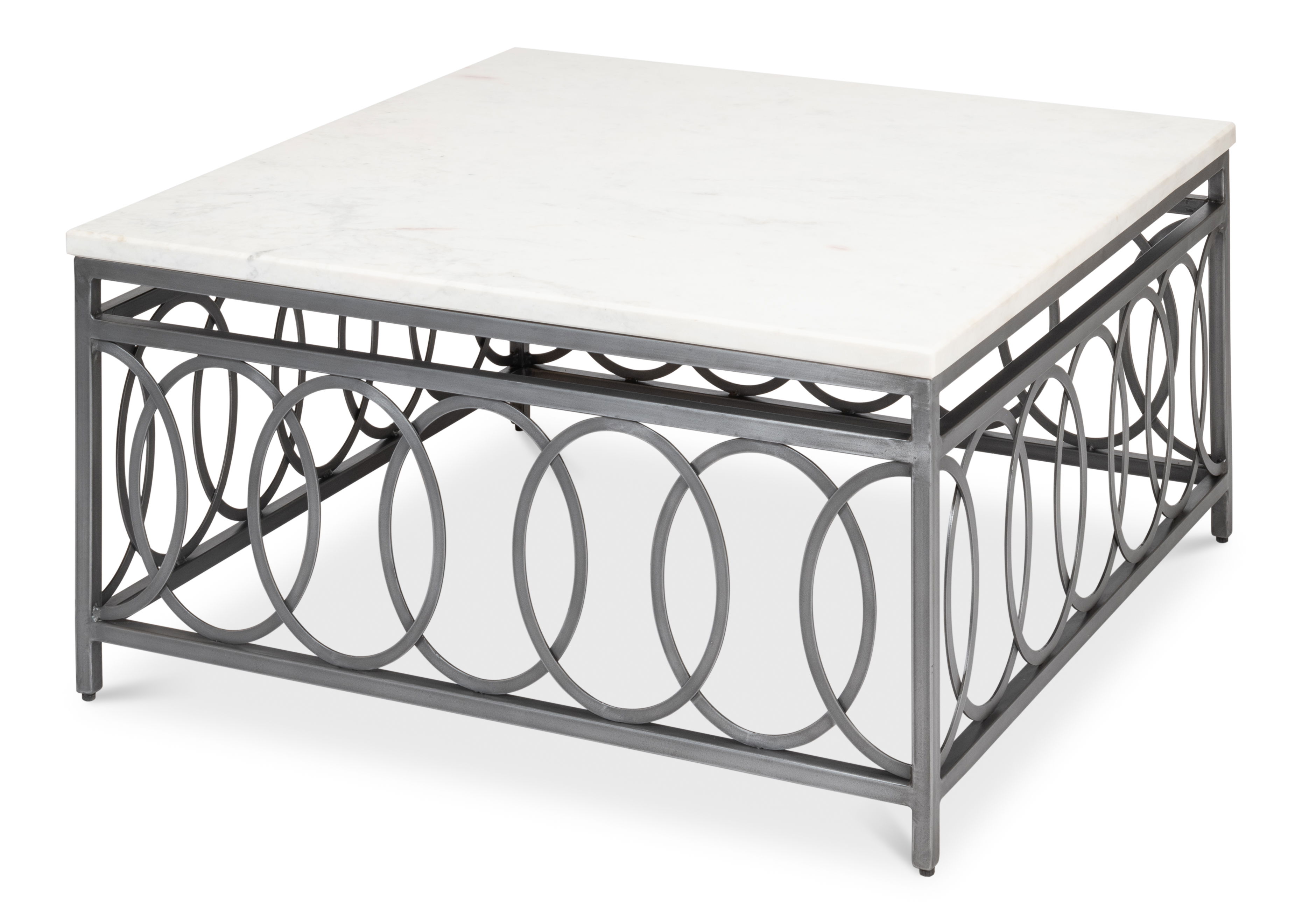 Olympia Square Coffee Table, by Sarreid, 36" length x 36" width x 18" height View 1