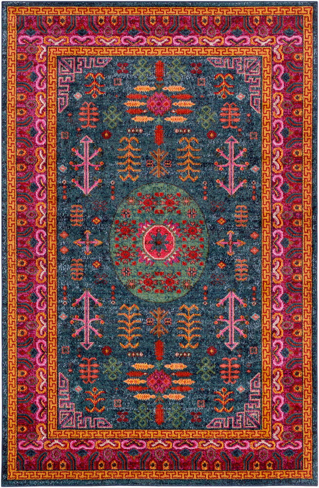 Anika Machine Woven Rug, by Surya, 7'2.61" length x 5'2.99" width