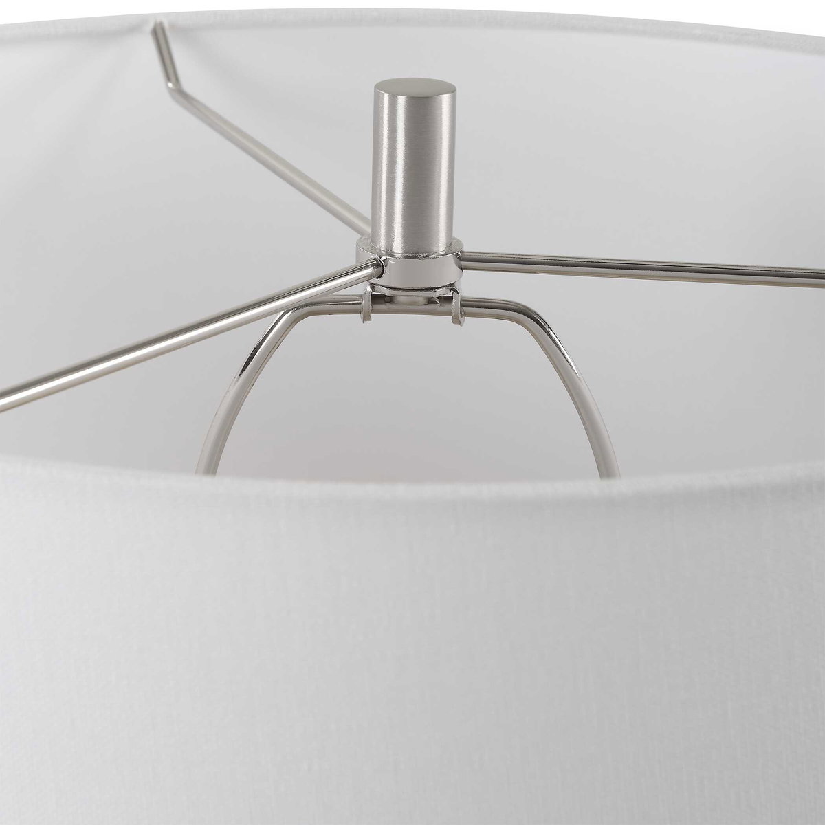 Florero Pale Yellow Table Lamp, by Uttermost, 17" width x 32" height x 17" depth View 7