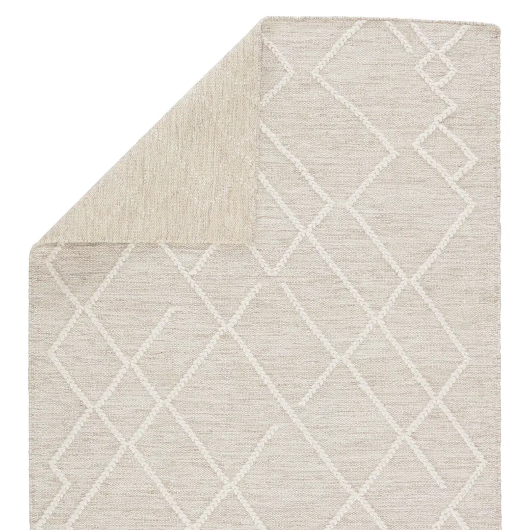 Jaipur Living Moab Natural Geometric Light Gray/ Ivory Area Rug 5'X8' large image 
