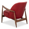 Pindar Armchair  Leather  New Rouge Red, by Sarreid, 2'7" length x 2'6" width x 2'6" height thumbnail 11