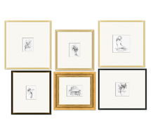 Online Designer Living Room Chateau Gallery Wall Print Collection - 6 pieces