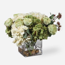 Online Designer Bathroom Cecily Hydrangea Bouquet