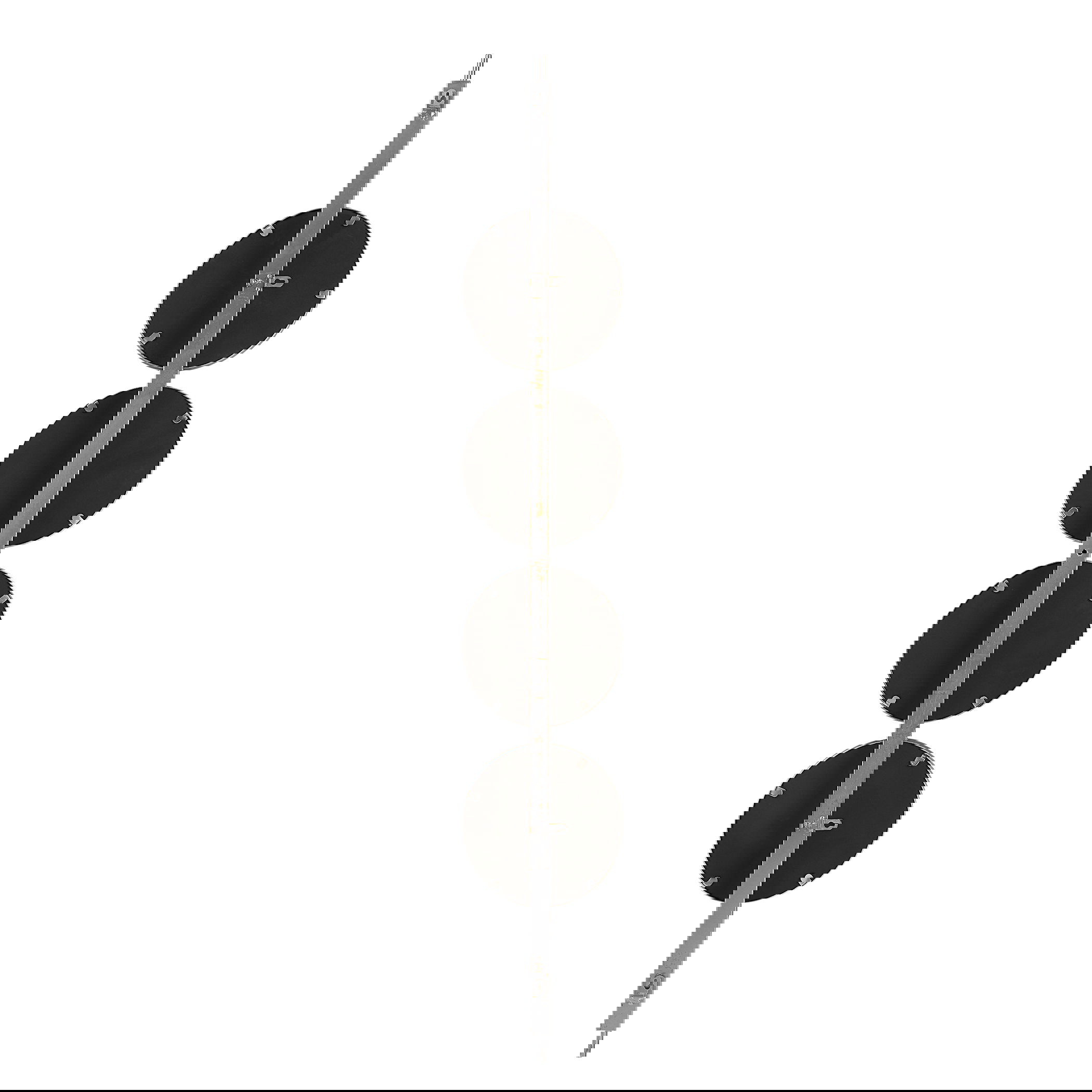 Button Silver Mirror, by Uttermost, 9.87" width x 59.87" height x 3.12" depth View 9