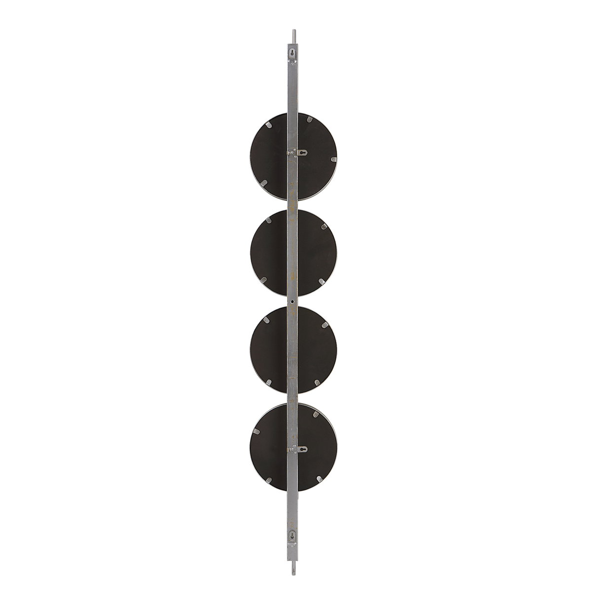 Button Silver Mirror, by Uttermost, 9.87" width x 59.87" height x 3.12" depth View 9