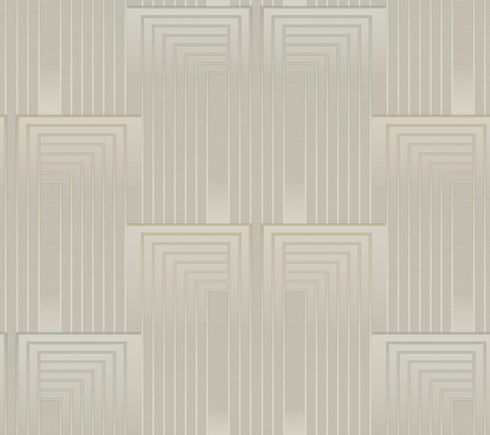 Vanishing Taupe & Pearl Wallpaper