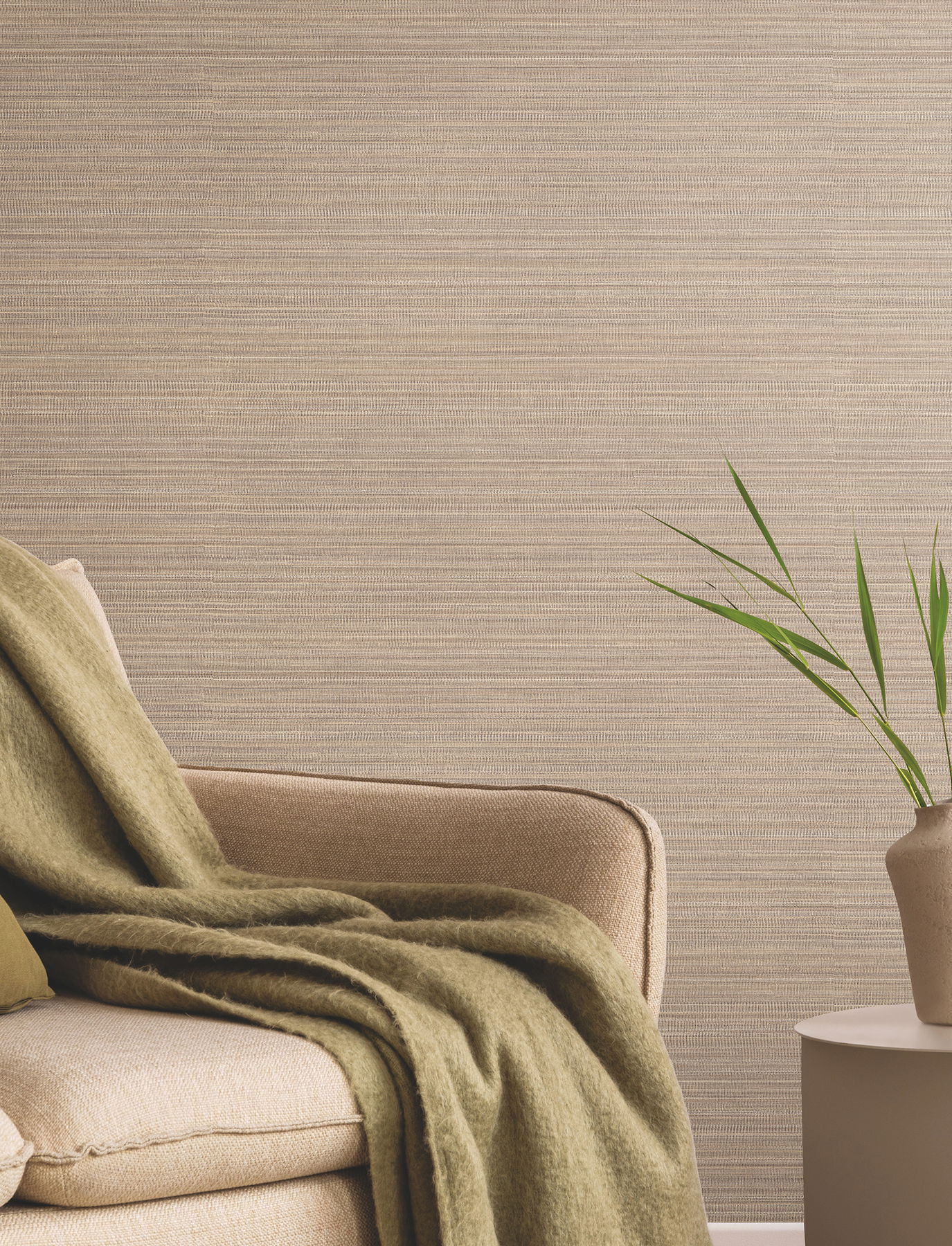 Allineate Parchment Wallpaper, by York Wall, 27' length x 2'3" width x 0.02" depth View 2