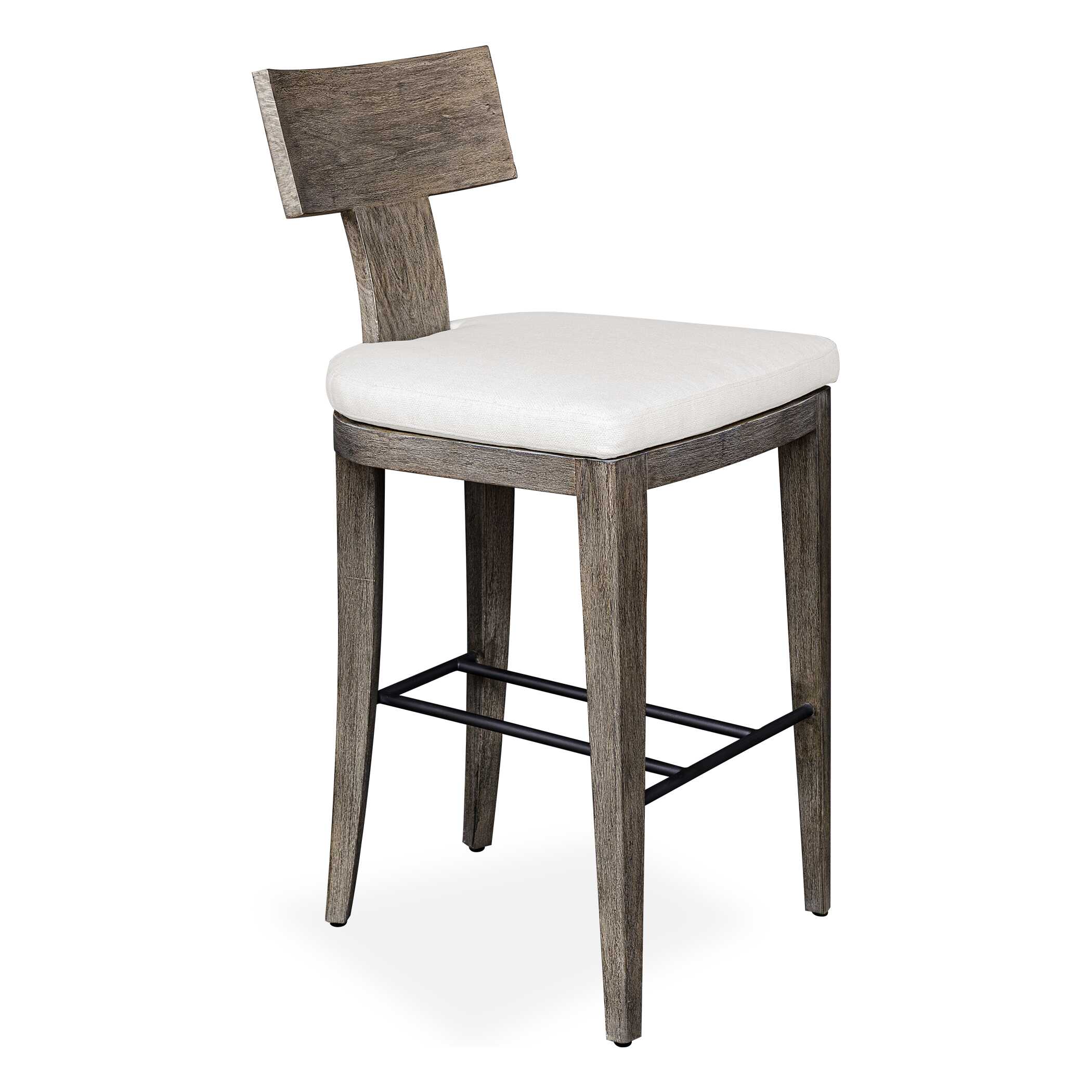 Cellini Outdoor Bar Stool, Furniture by Uttermost, 20" width x 43.5" height x 23.25" depth View 3