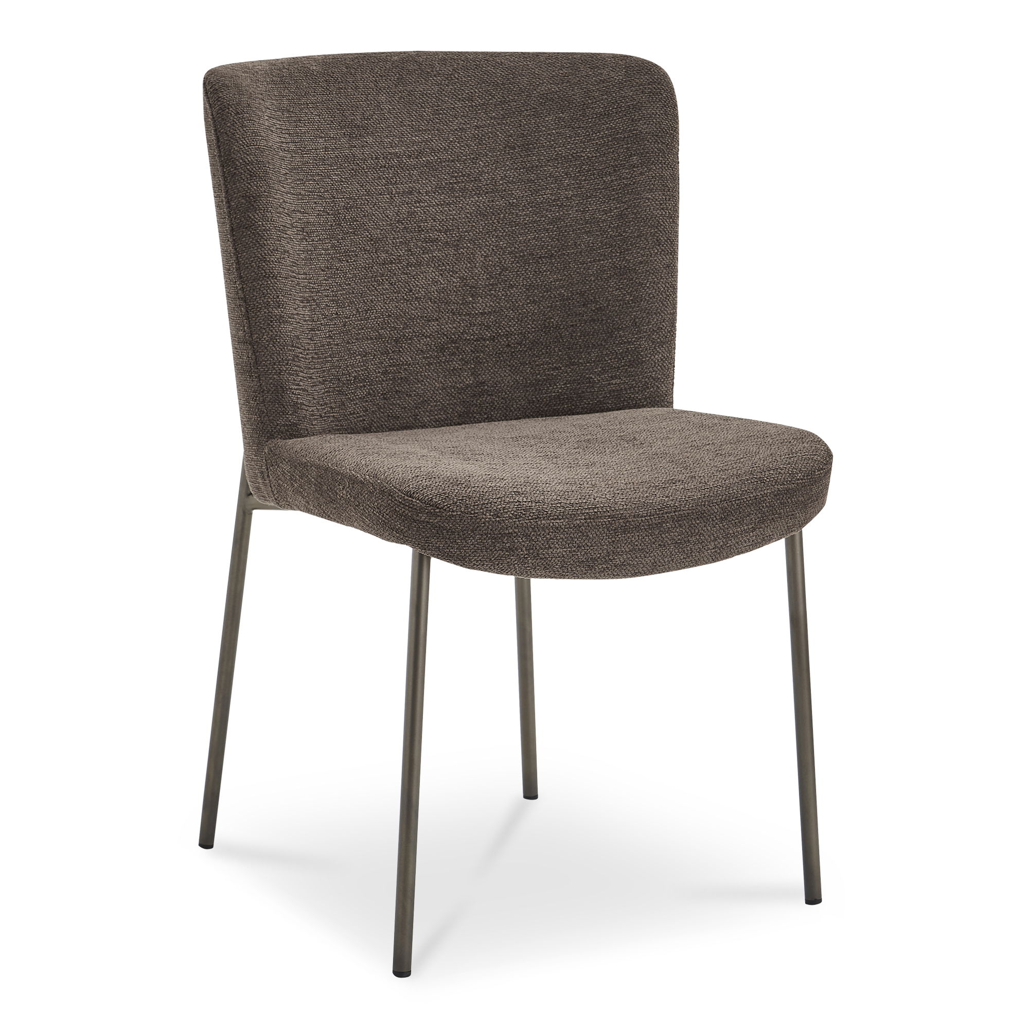 Early Dining Chair Dark Brown-set Of Two, by Moe's Home, 21.7" width x 33.5" height x 23.8" depth View 2