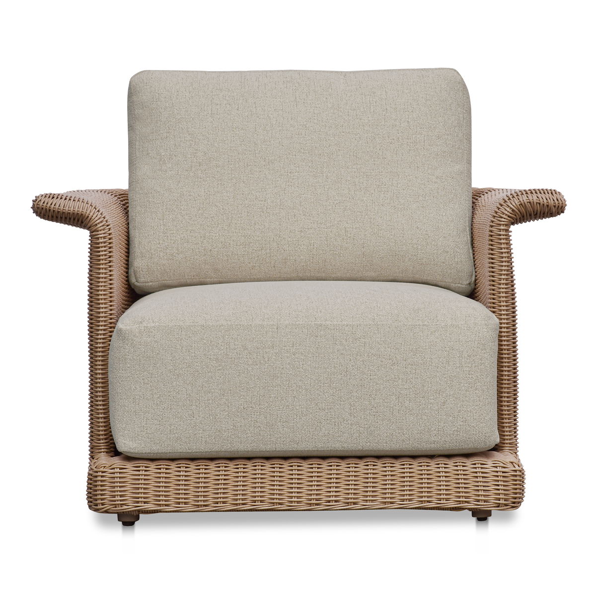 Meredith Outdoor Accent Chair Beige, Outdoor Chair by Moe's Home, 3'3.37" width x 2'6" height x 3'2.43" depth View 1