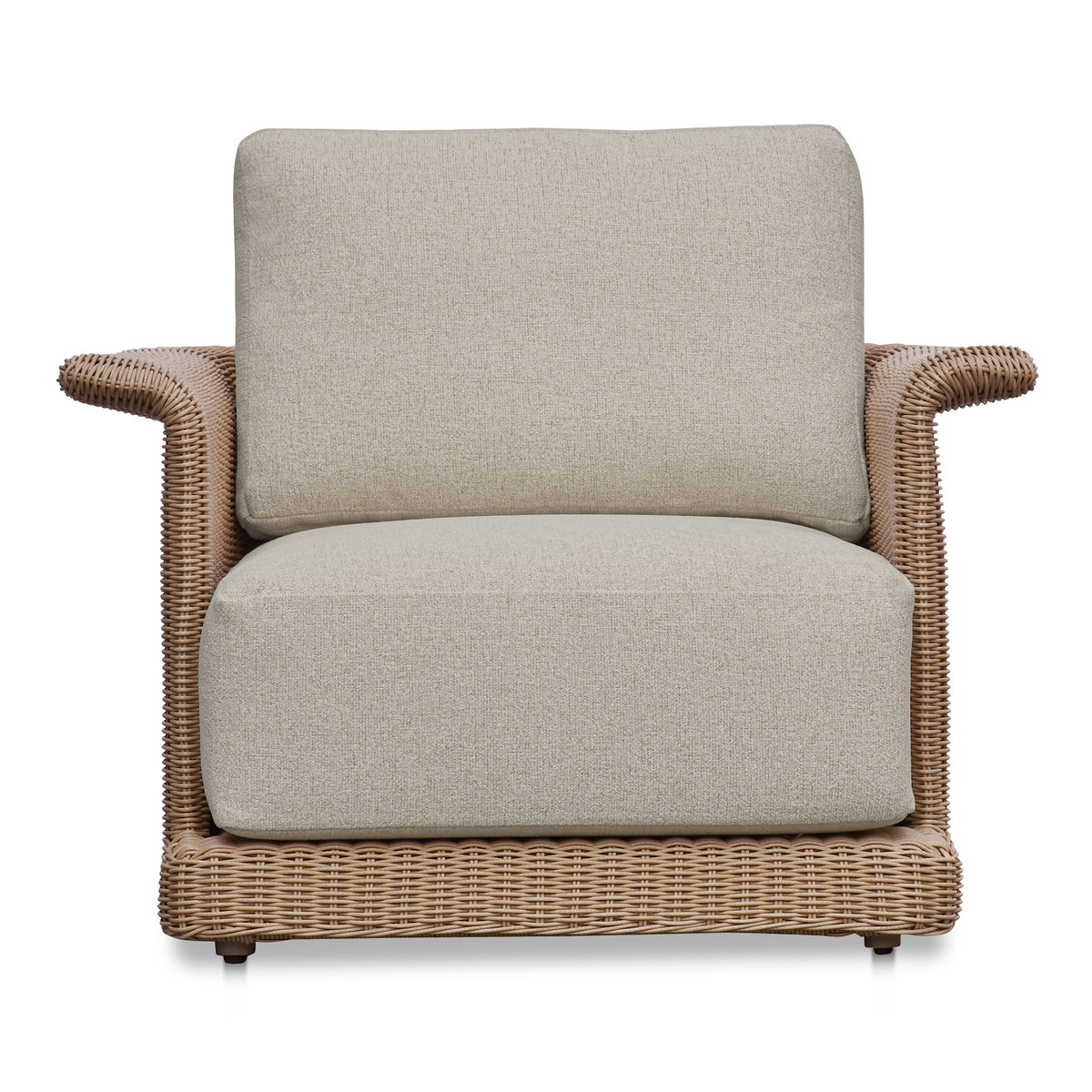 Meredith Outdoor Accent Chair Beige, Outdoor Chair by Moe's Home, 3'3.37" width x 2'6" height x 3'2.43" depth View 1