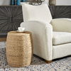 Resort Straw Accent Stool thumbnail 1