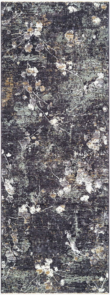 Gakko Machine Woven Rug, by Surya, 7'2.61" length x 2'7.5" width