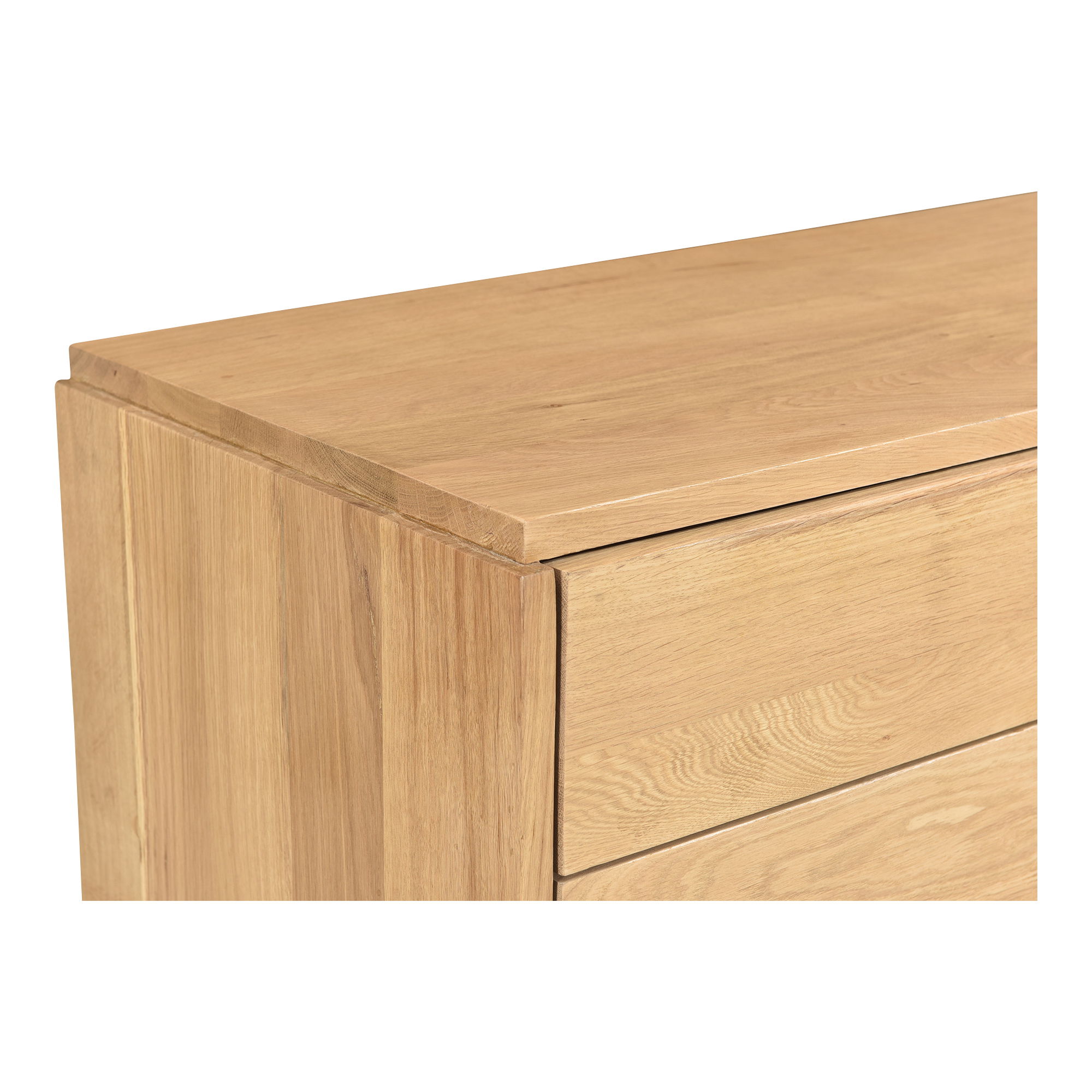 Quinton 3 Drawer Nightstand Natural Oak large image 