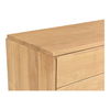 Quinton 3 Drawer Nightstand Natural Oak thumbnail 6