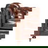 Birmingham Sofa Dark Brown Leather thumbnail 4